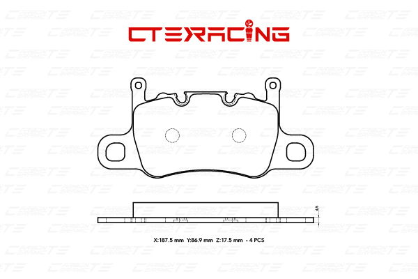 Brake Pad/PORSCHE/718 CAYMAN (982)/911 (991)/911 (992)/911 Convertible (991)/918 Spyder