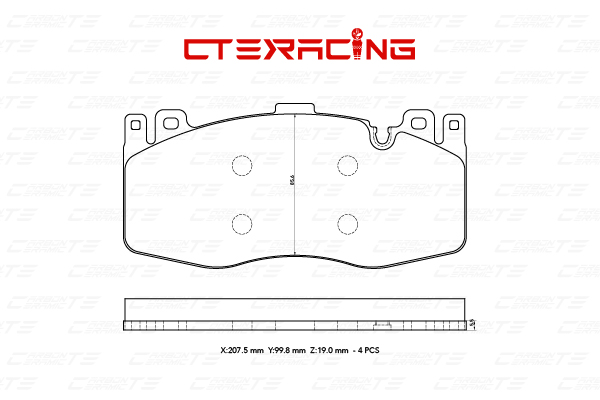 Brake Pad/BMW/5 (F10)/6 Coupe (F13)