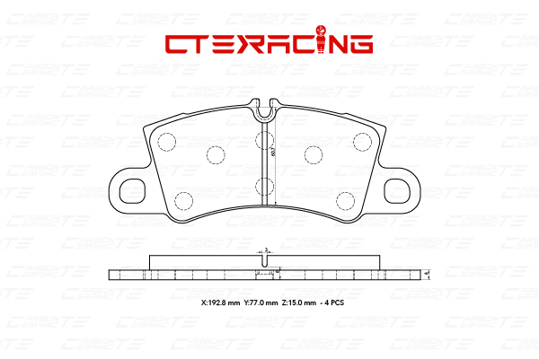 Brake Pad/FERRARI/488 GTB (F142M)/488 Spider