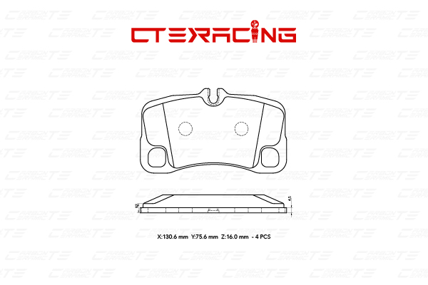 Brake Pad/PORSCHE/911 (997)